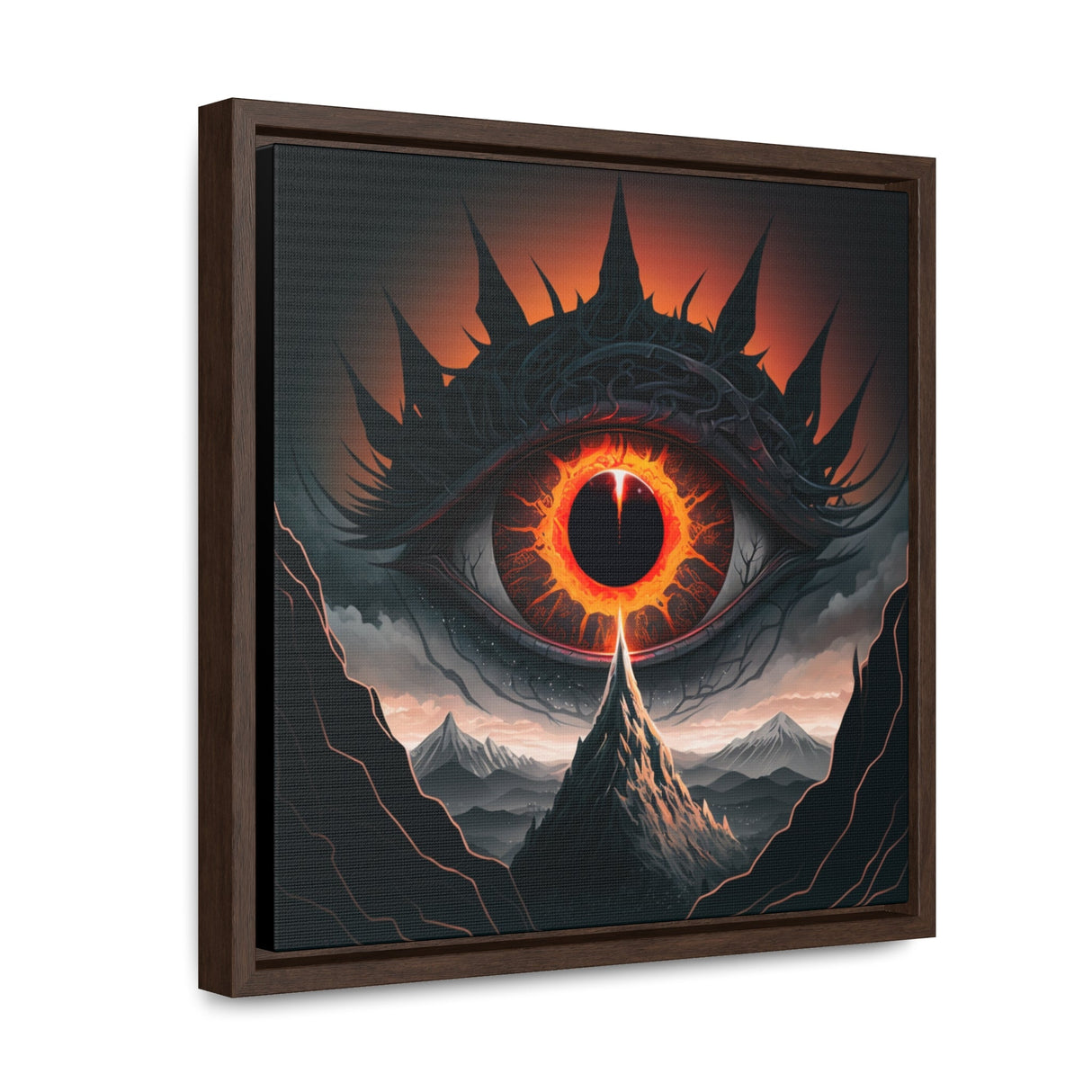 Inferno Oculus: The Eye of Eternal Ember - Gallery Canvas - Arcane Imports