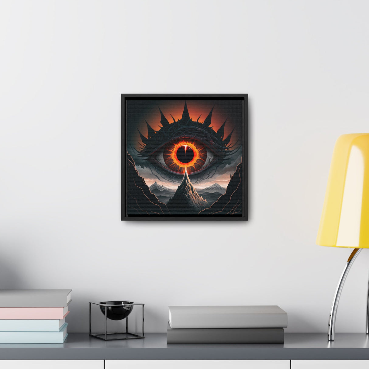 Inferno Oculus: The Eye of Eternal Ember - Gallery Canvas - Arcane Imports