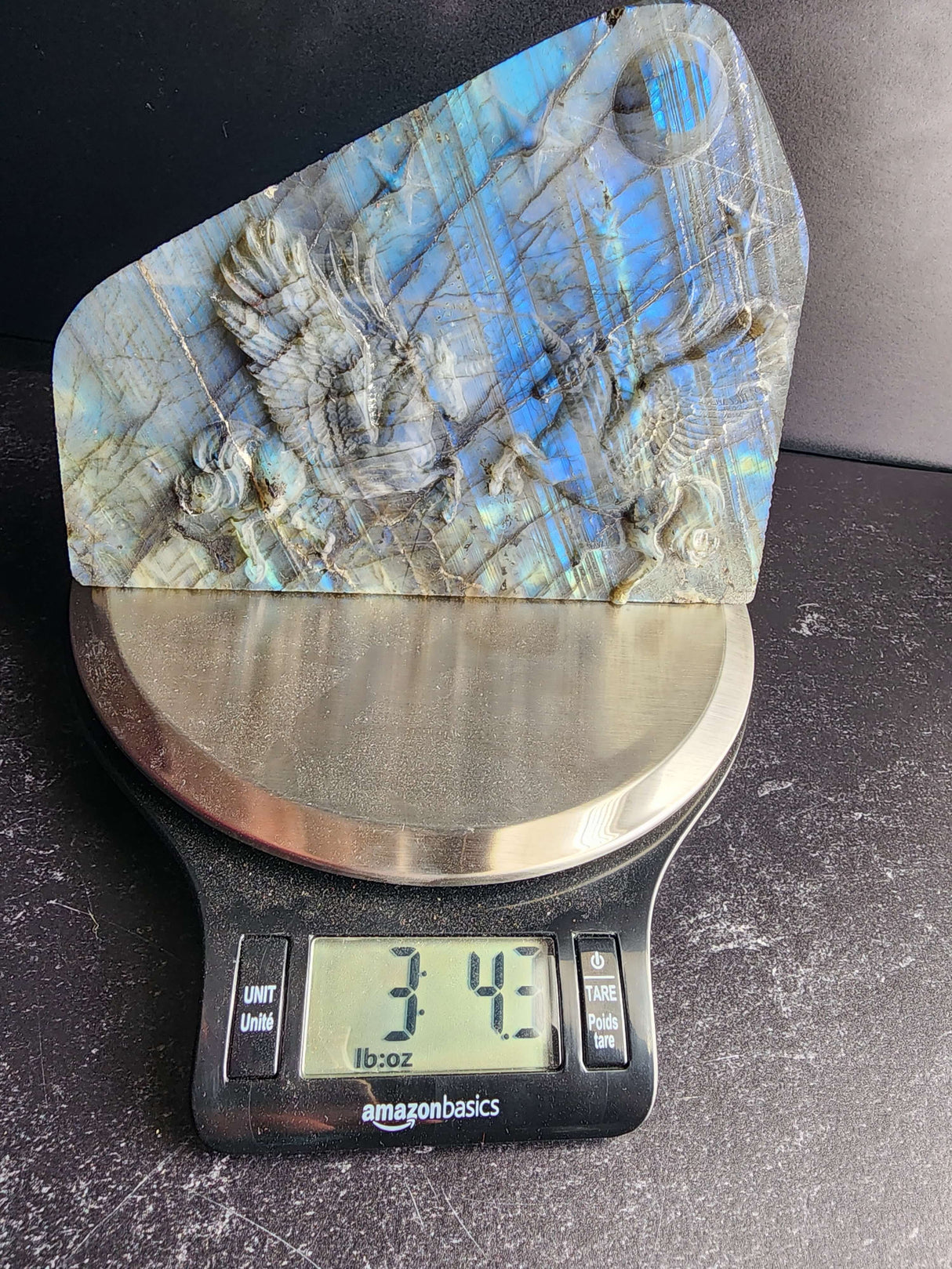 Labradorite Freeform Pegasus Carving - Arcane Imports