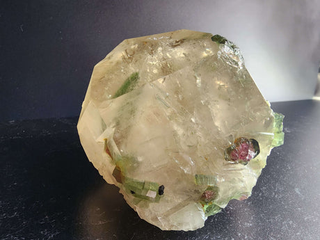Natural Citrine & Watermelon Tourmaline Specimen - Arcane Imports