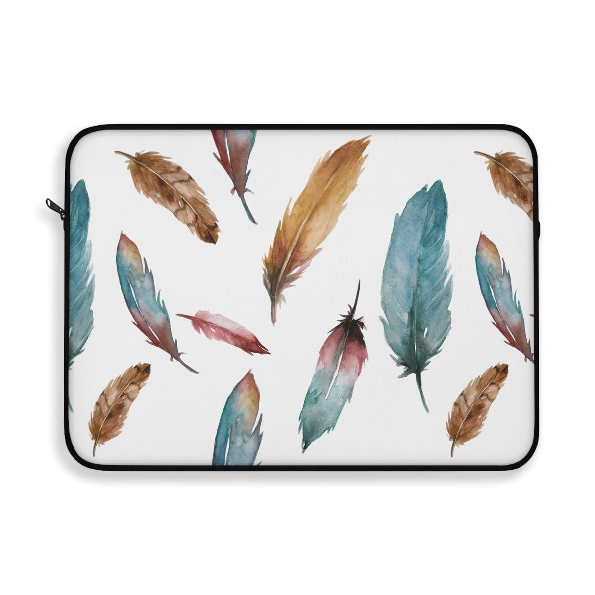 Sorceress' Wing Watercolor Feather Laptop Sleeve - Arcane Imports