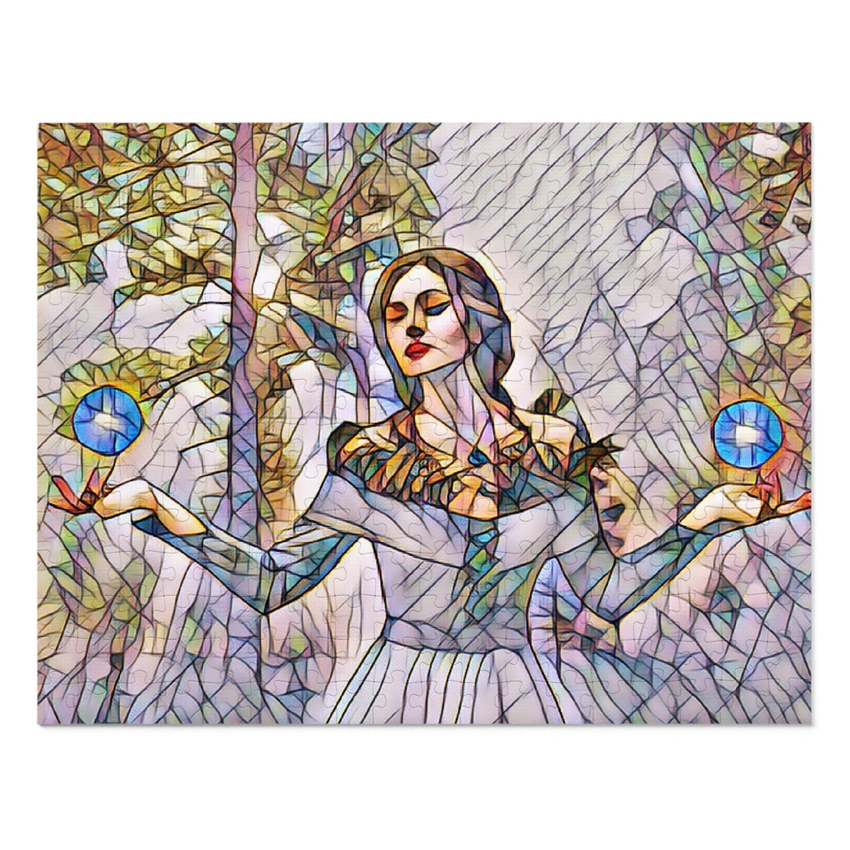 The Sorceress' Enigma Jigsaw Puzzle (252 Piece) - Arcane Imports