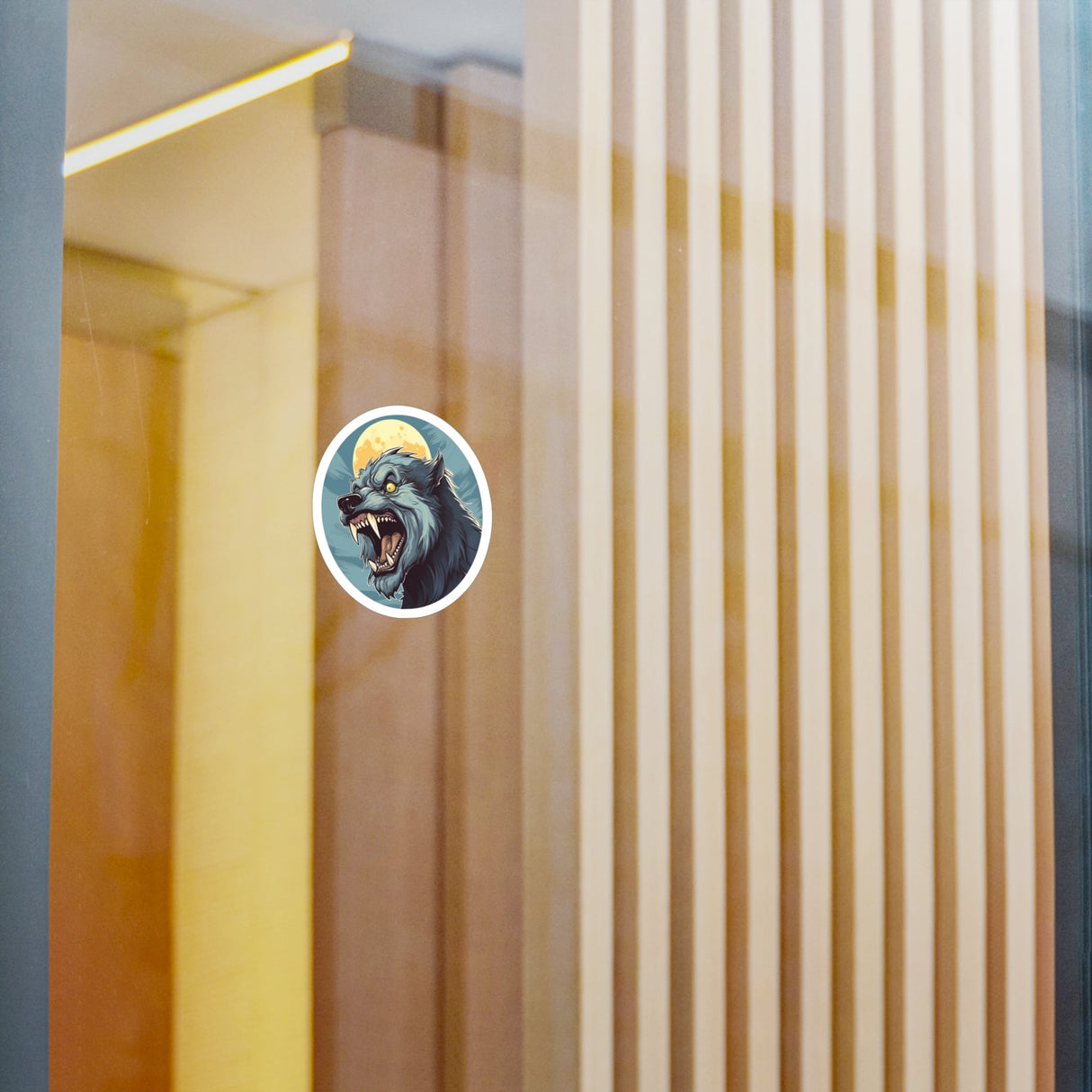 Werewolf Vinyl Decal V2 - Full Moon - Arcane Imports