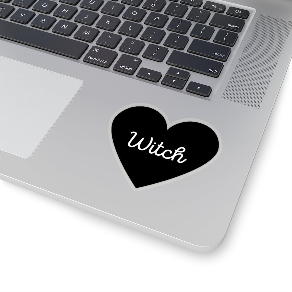 Witch Heart Sticker - Black - Arcane Imports