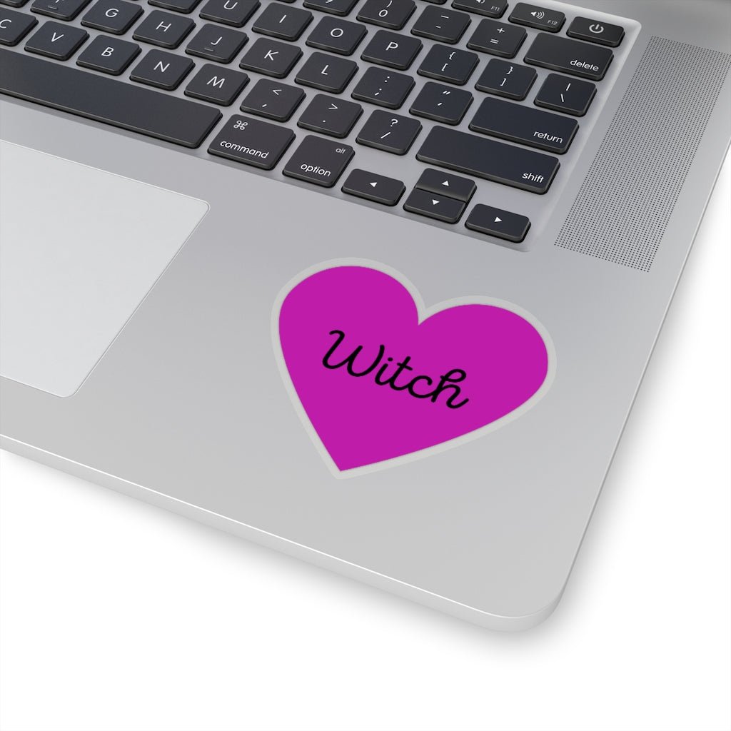 Witch Heart Sticker - Pink - Arcane Imports