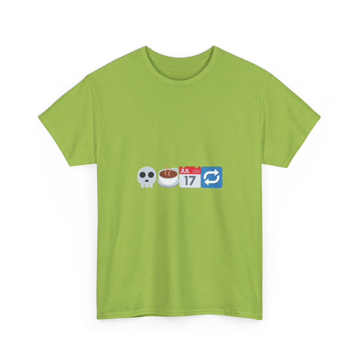 "Dead Inside But Caffeinated" Unisex Heavy Cotton Tee