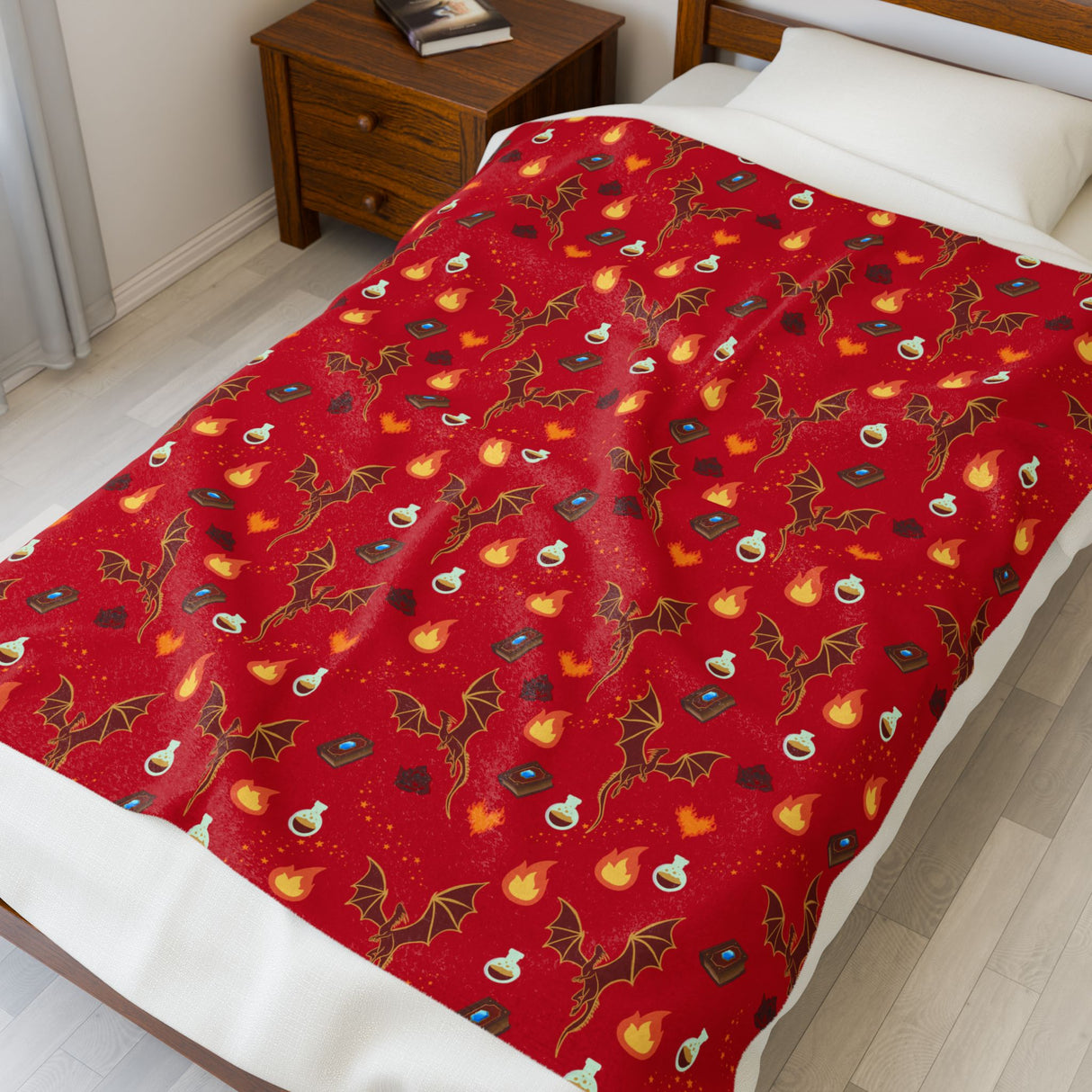 Dragon Queen’s Spellbound Throw Blanket