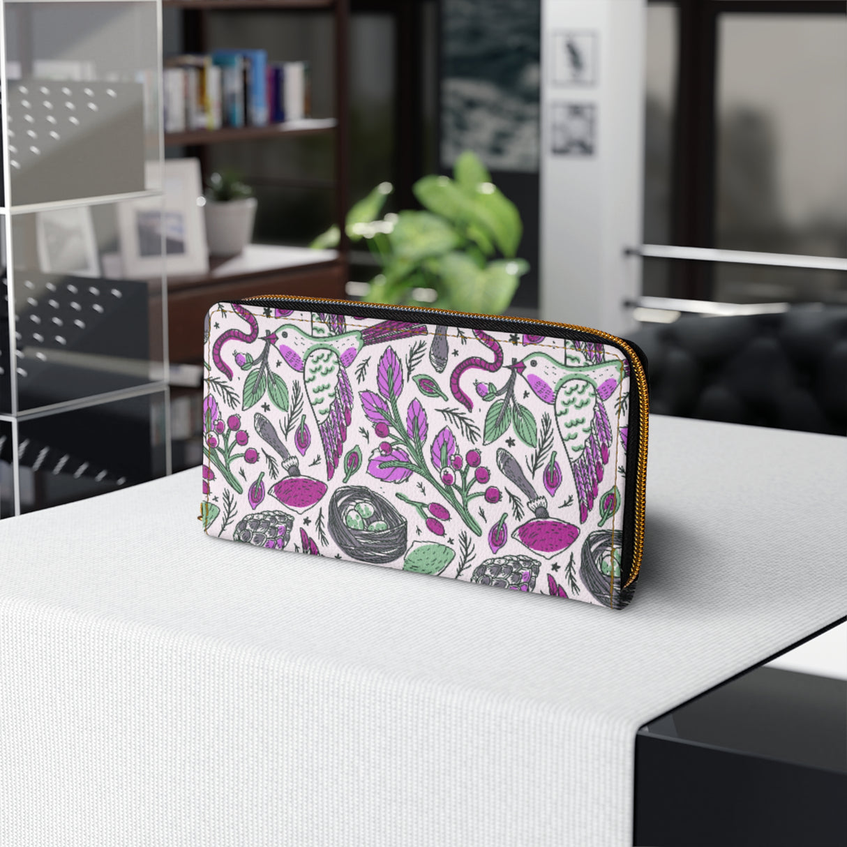 Summer! Forest Zipper Wallet