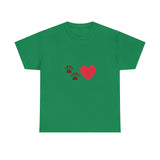 Pet Love Emoji Unisex Heavy Cotton Tee