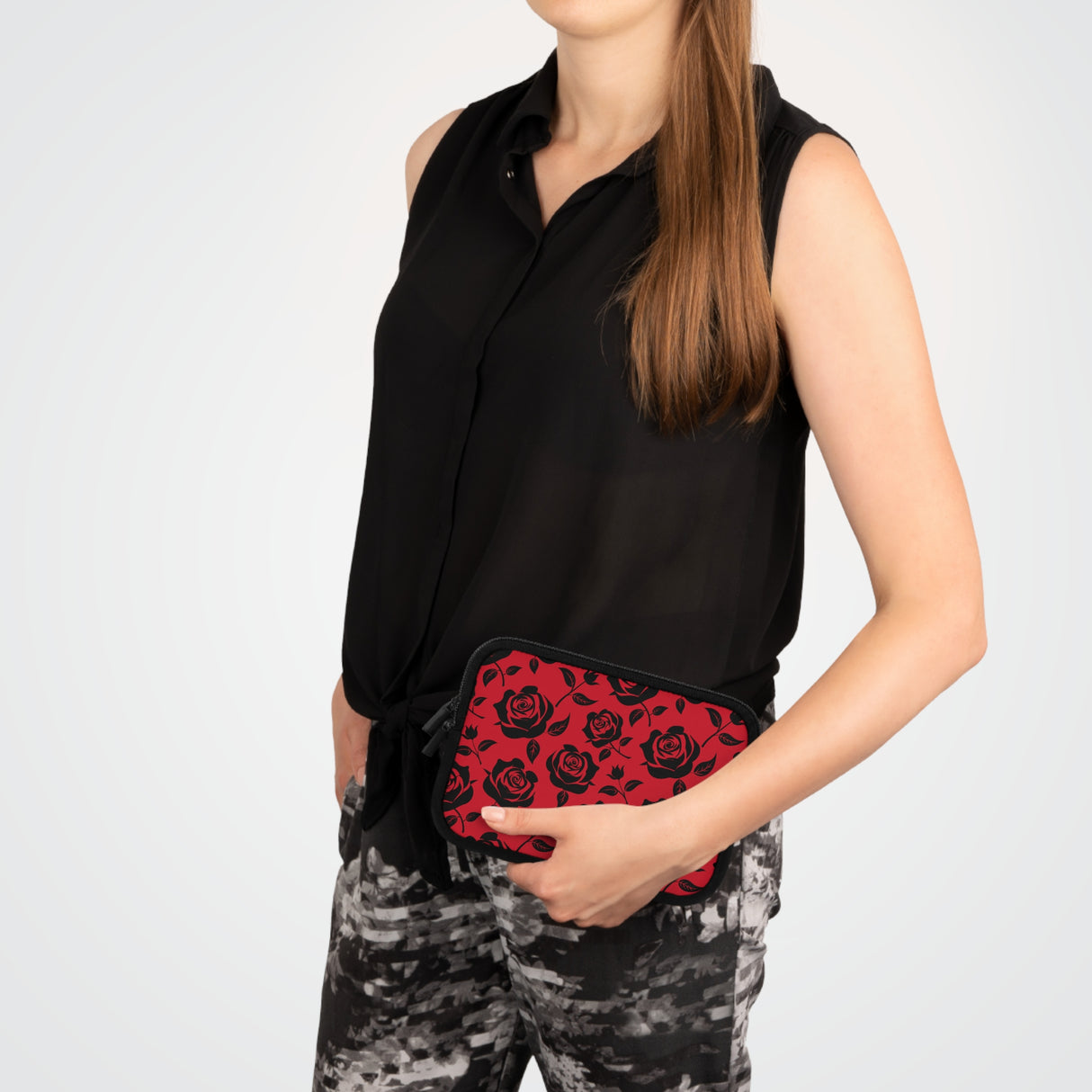 Black Rose Laptop Sleeve