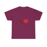 Pet Love Emoji Unisex Heavy Cotton Tee