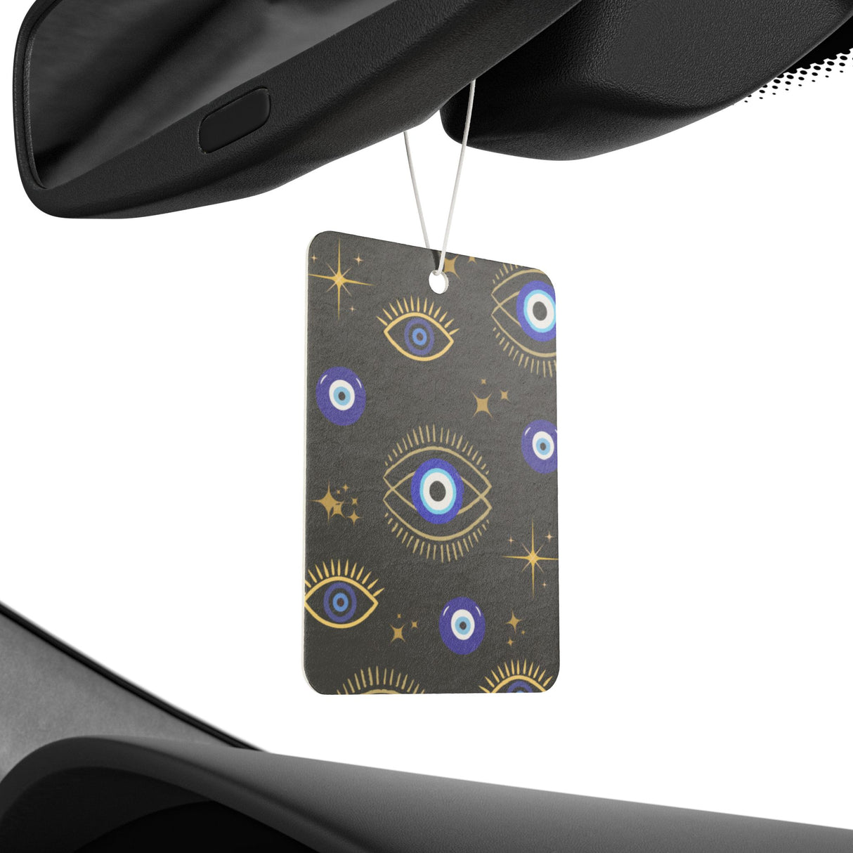 Mystical Evil Eye Car Air Freshener - Black