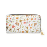 Whimsical Mushroom Zipper Wallet
