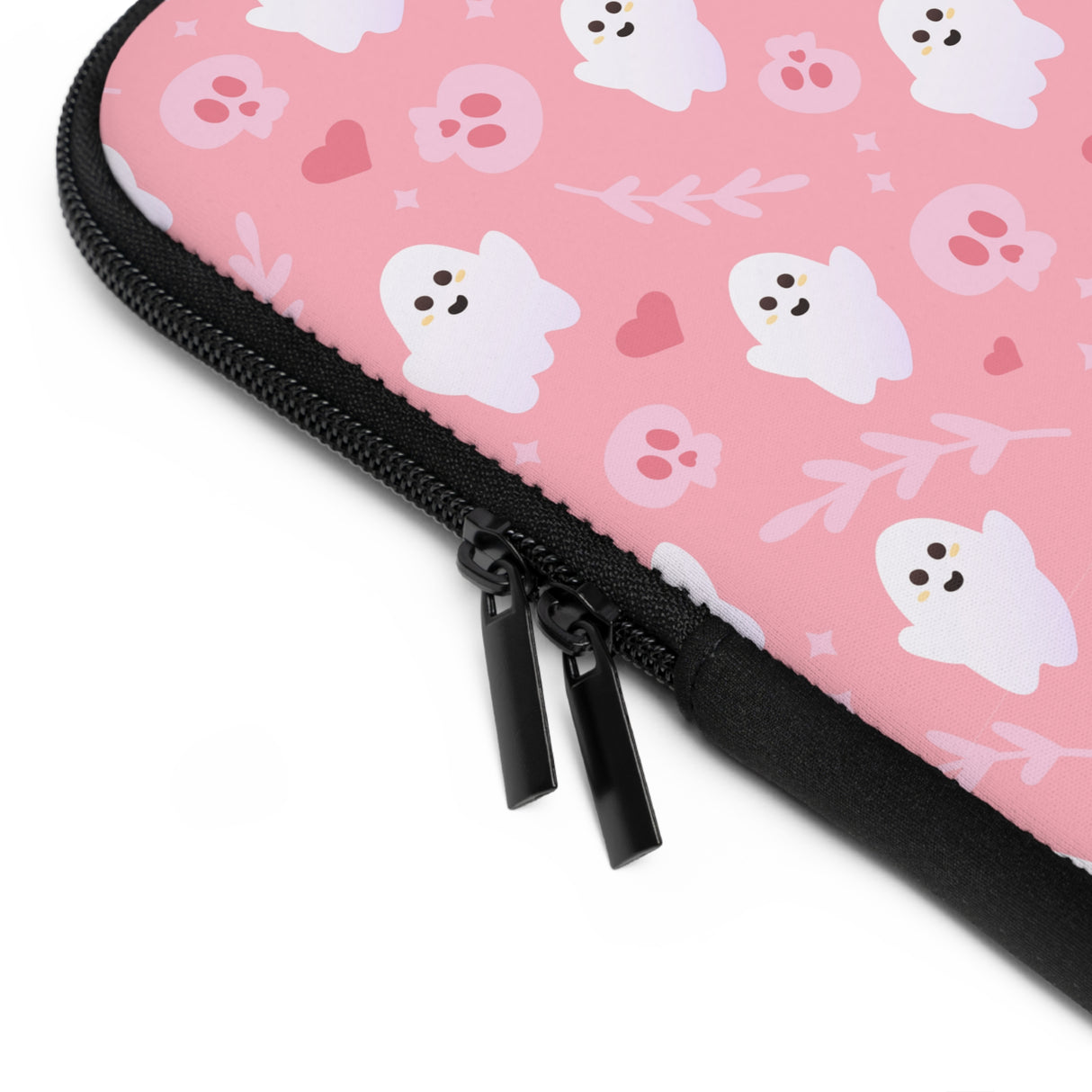 Pink Ghost Laptop Sleeve