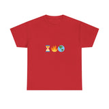 Running Out of Time Eco-Conscious Emoji Unisex Heavy Cotton Tee
