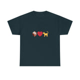 "If I Fits, I Sits" Cat Philosophy Unisex Heavy Cotton Tee