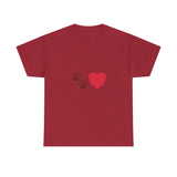 Pet Love Emoji Unisex Heavy Cotton Tee