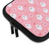 Pink Ghost Laptop Sleeve