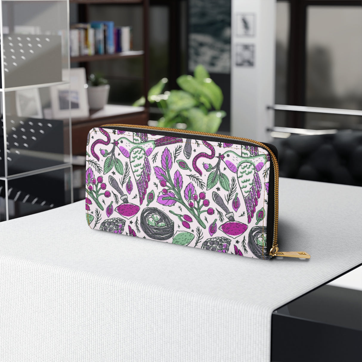 Summer! Forest Zipper Wallet