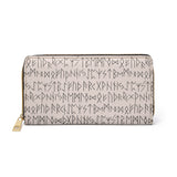 Runic Zipper Wallet