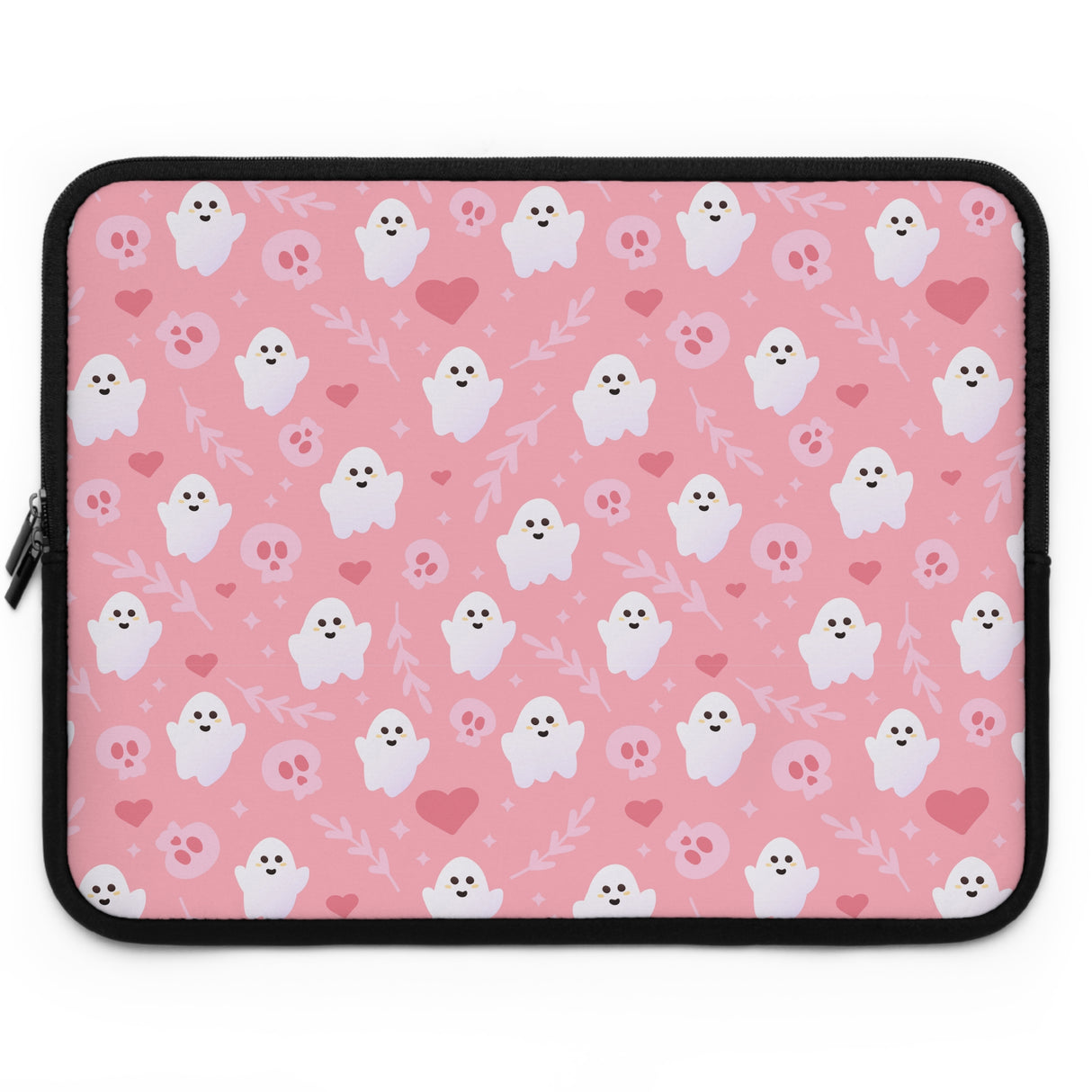 Pink Ghost Laptop Sleeve