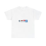 "Dead Inside But Caffeinated" Unisex Heavy Cotton Tee