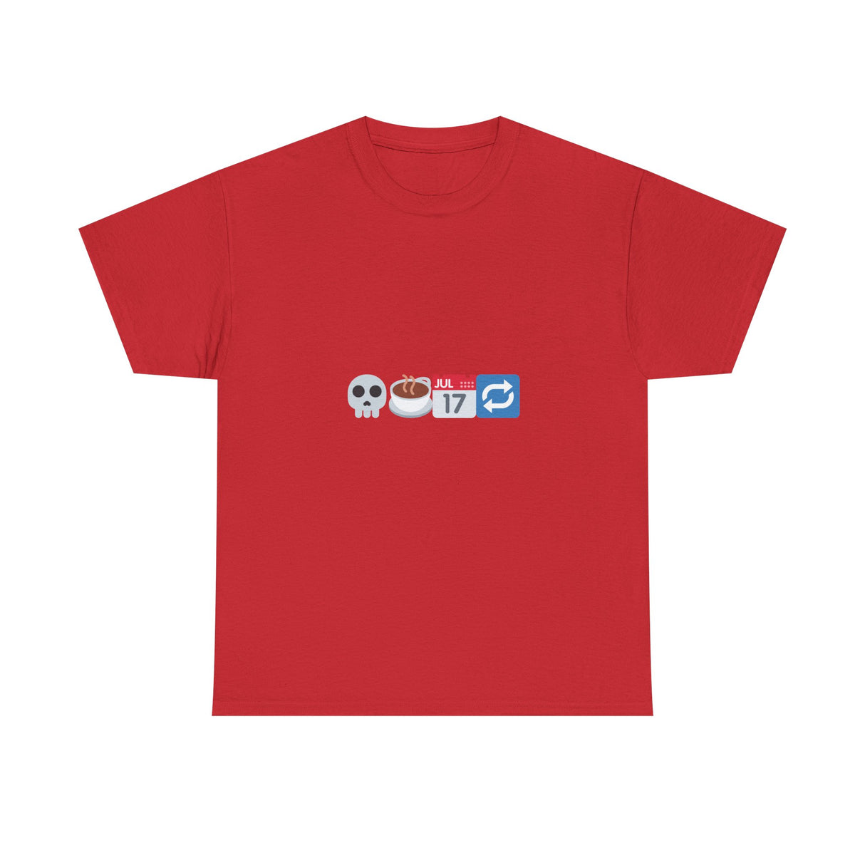 "Dead Inside But Caffeinated" Unisex Heavy Cotton Tee