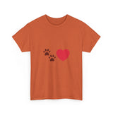 Pet Love Emoji Unisex Heavy Cotton Tee