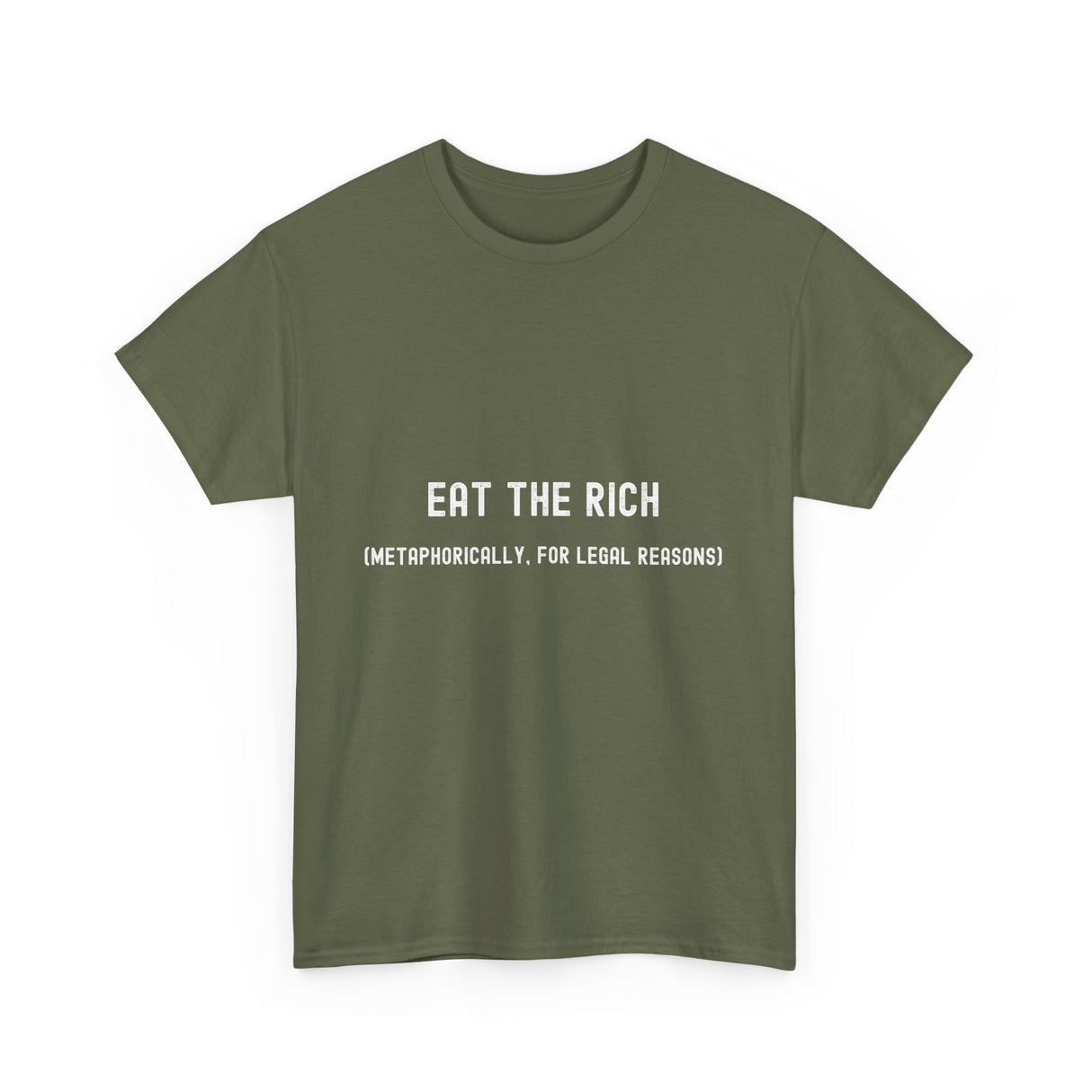Eat the Rich Unisex Heavy Cotton Tee