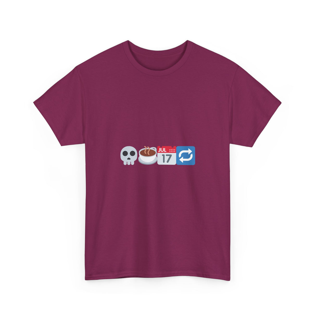 "Dead Inside But Caffeinated" Unisex Heavy Cotton Tee