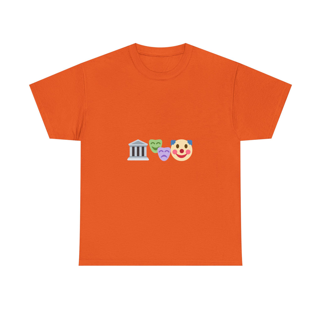Government Clown Show Emoji Unisex Heavy Cotton Tee
