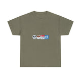 "Dead Inside But Caffeinated" Unisex Heavy Cotton Tee