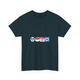 "Dead Inside But Caffeinated" Unisex Heavy Cotton Tee