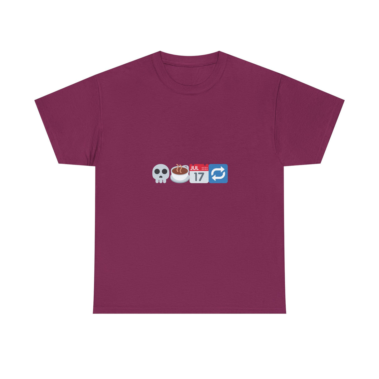 "Dead Inside But Caffeinated" Unisex Heavy Cotton Tee