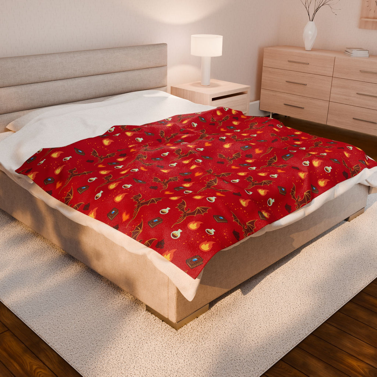 Dragon Queen’s Spellbound Throw Blanket