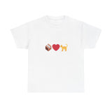 "If I Fits, I Sits" Cat Philosophy Unisex Heavy Cotton Tee