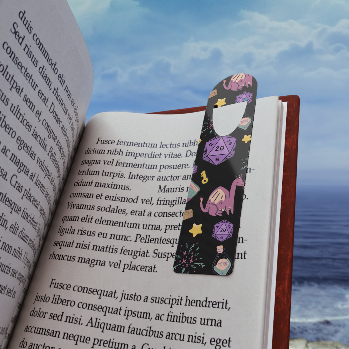 Fantasy Forever Metal Bookmark