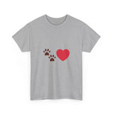 Pet Love Emoji Unisex Heavy Cotton Tee