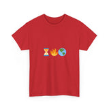 Running Out of Time Eco-Conscious Emoji Unisex Heavy Cotton Tee