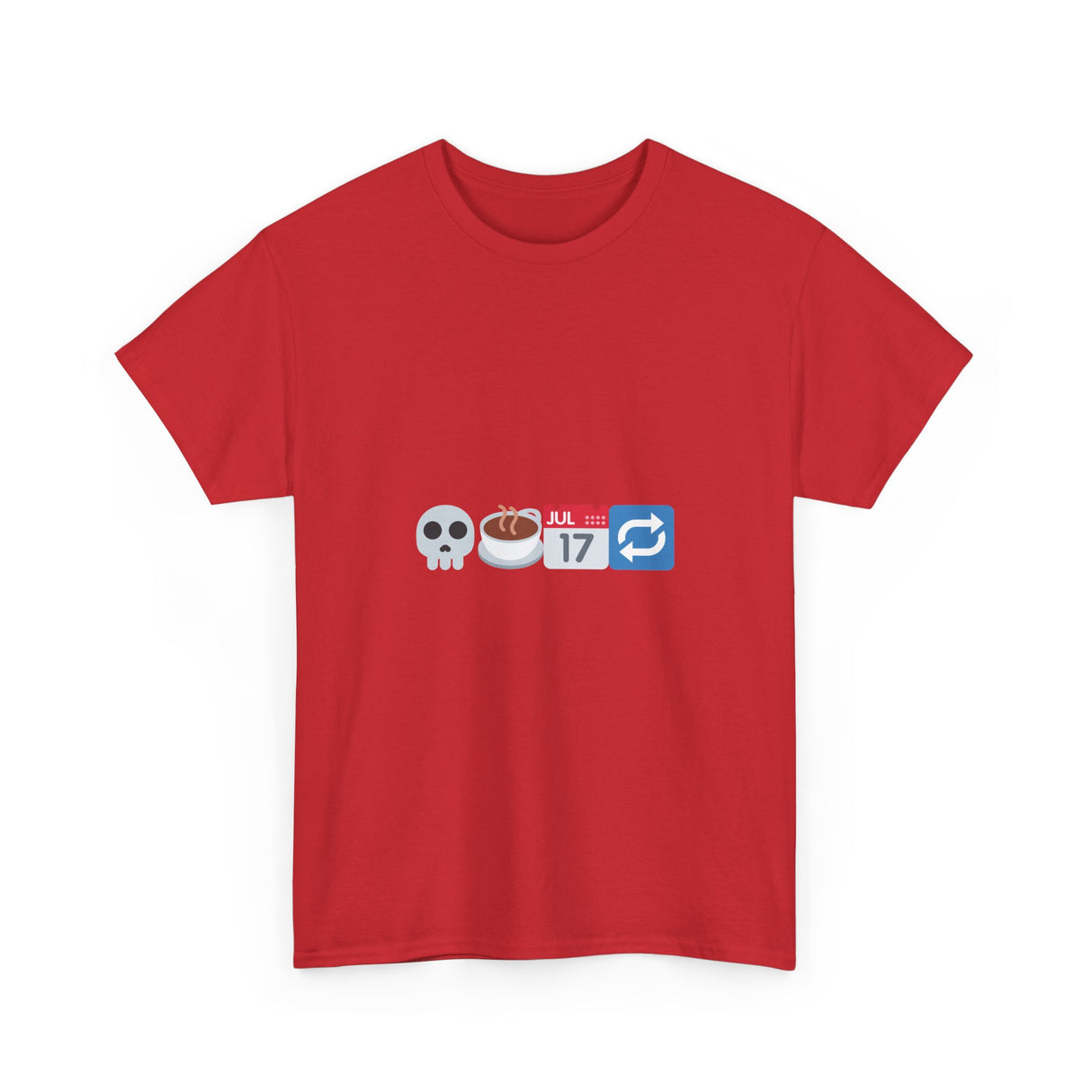 "Dead Inside But Caffeinated" Unisex Heavy Cotton Tee
