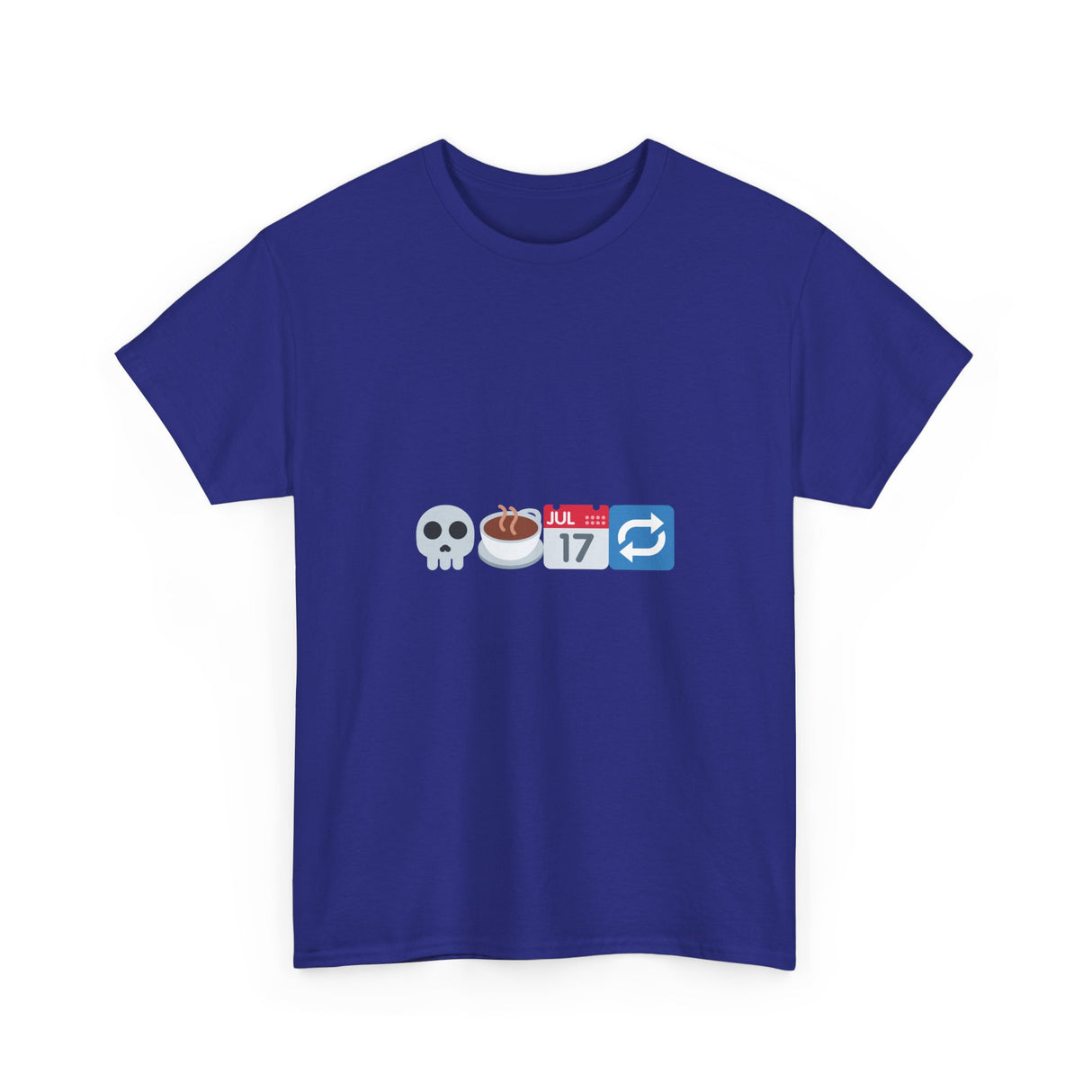 "Dead Inside But Caffeinated" Unisex Heavy Cotton Tee