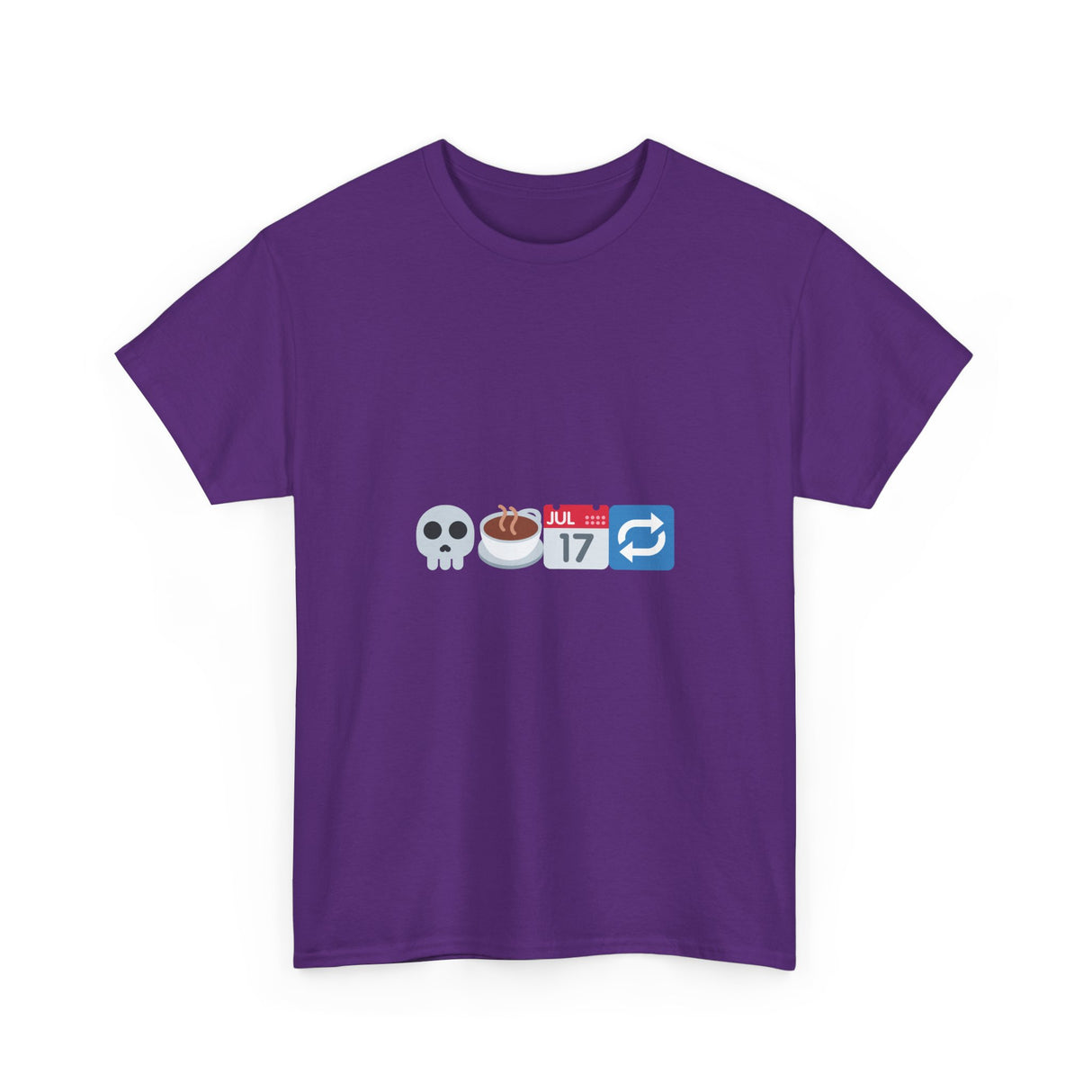 "Dead Inside But Caffeinated" Unisex Heavy Cotton Tee