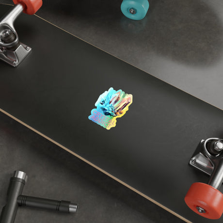 Crystal Addict Holographic Die - cut Sticker - V1 - Arcane Imports