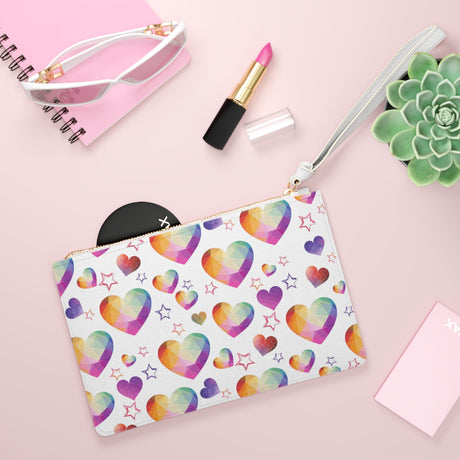 Heartstone Vegan Leather Clutch Bag - Arcane Imports