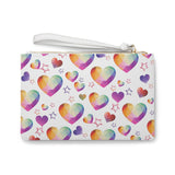 Heartstone Vegan Leather Clutch Bag - Arcane Imports
