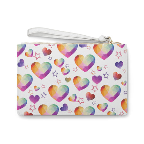 Heartstone Vegan Leather Clutch Bag - Arcane Imports