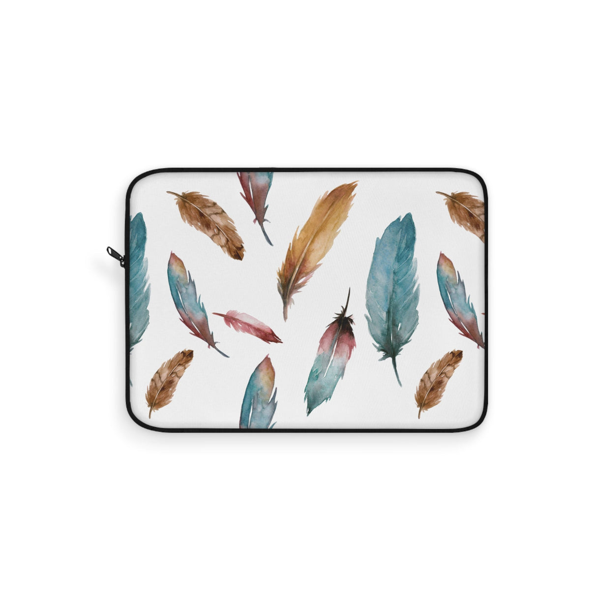 Sorceress' Wing Watercolor Feather Laptop Sleeve - Arcane Imports