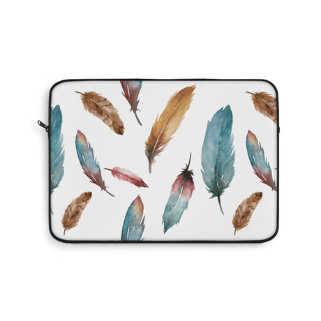 Sorceress' Wing Watercolor Feather Laptop Sleeve - Arcane Imports
