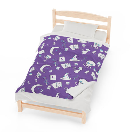 Spellbound Velveteen Plush Blanket - Arcane Imports