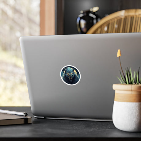Werewolf Vinyl Decal - Full Moon - Arcane Imports